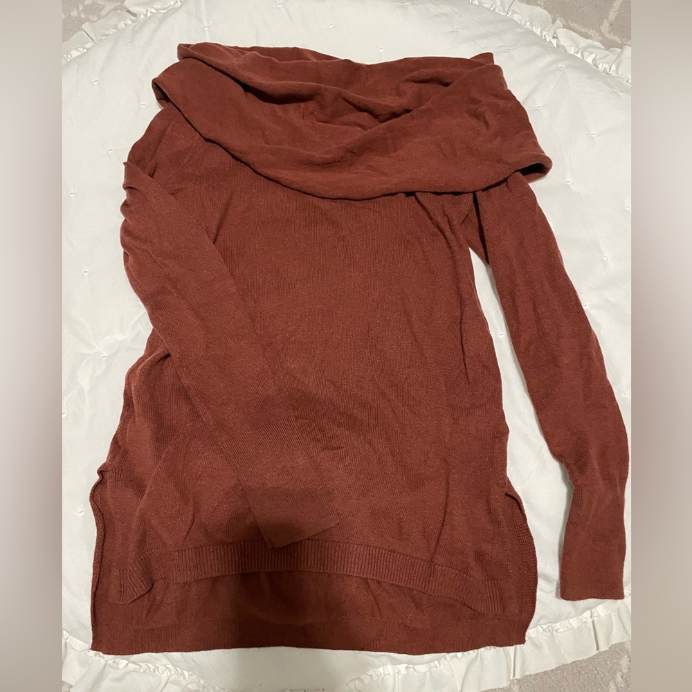 Shrinking violet sweater